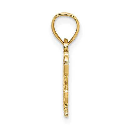 14K Yellow Gold Carousel Horse Charm