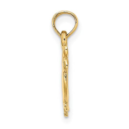 14K Yellow Gold 3-D Two Ducks Charm