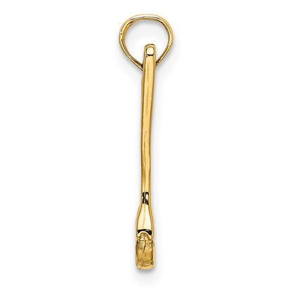 14K Yellow Gold 3-D Adjustable Wrench Charm
