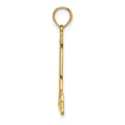 14K Yellow Gold Lighthouse W/ Building Charm