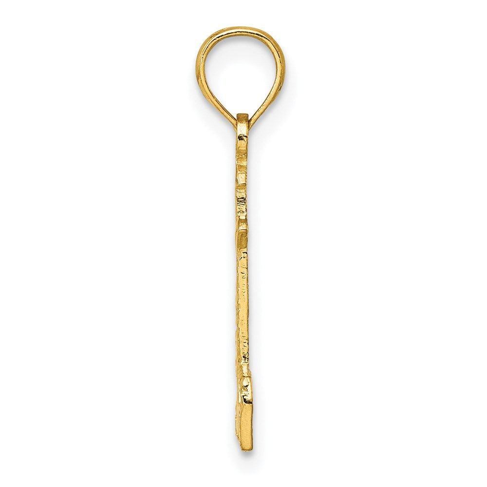 14K Yellow Gold Lighthouse Charm