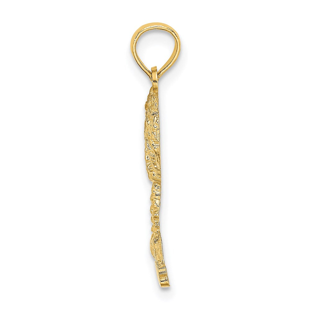 14K Yellow Gold Bahamas Palm Tree Charm
