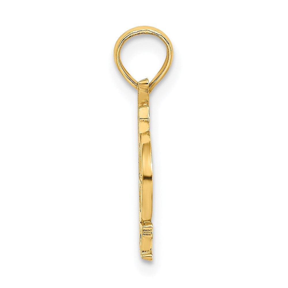 14K Yellow Gold Key West Bicycle Charm