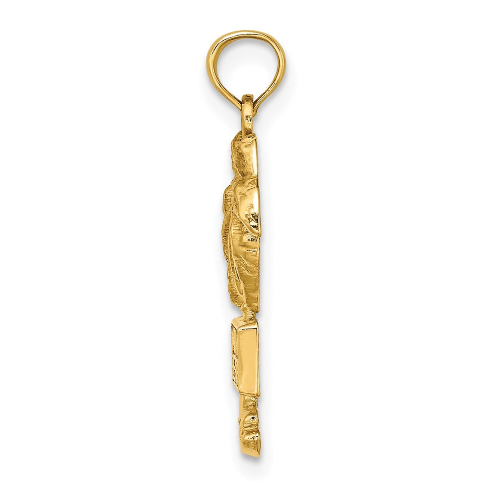 14K Yellow Gold Miami Beach Palm Tree Charms