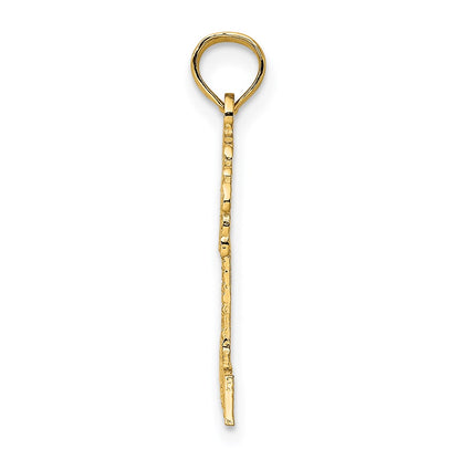 14K Yellow Gold Florida Palm Tree Charm