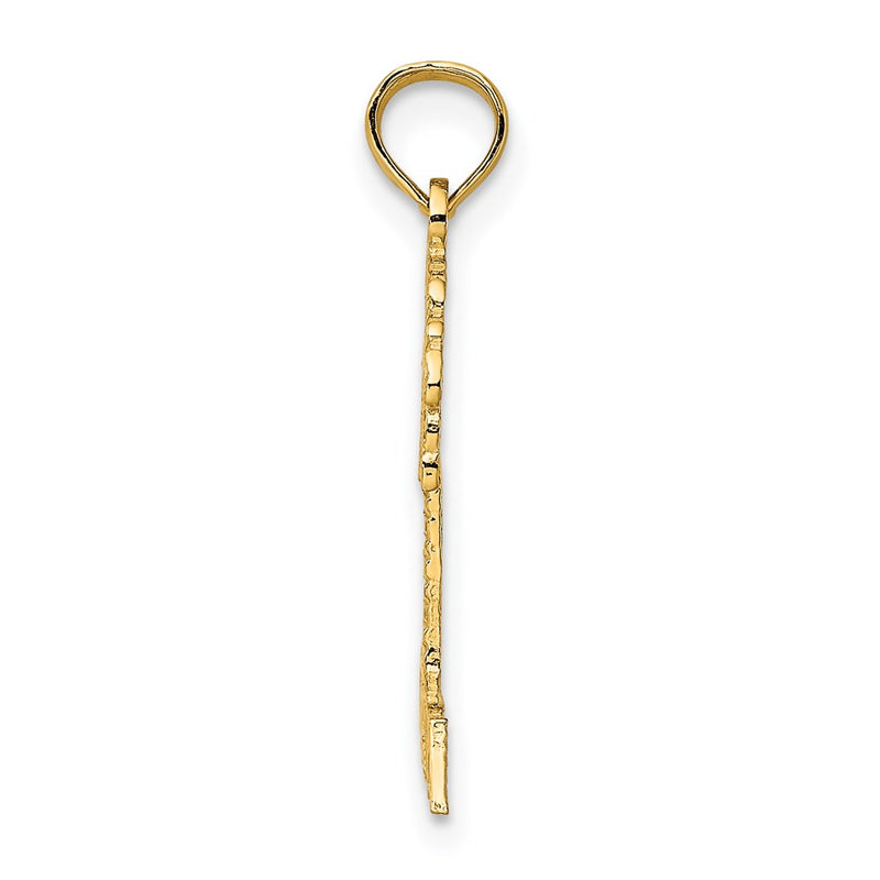 14K Yellow Gold Florida Palm Tree Charm