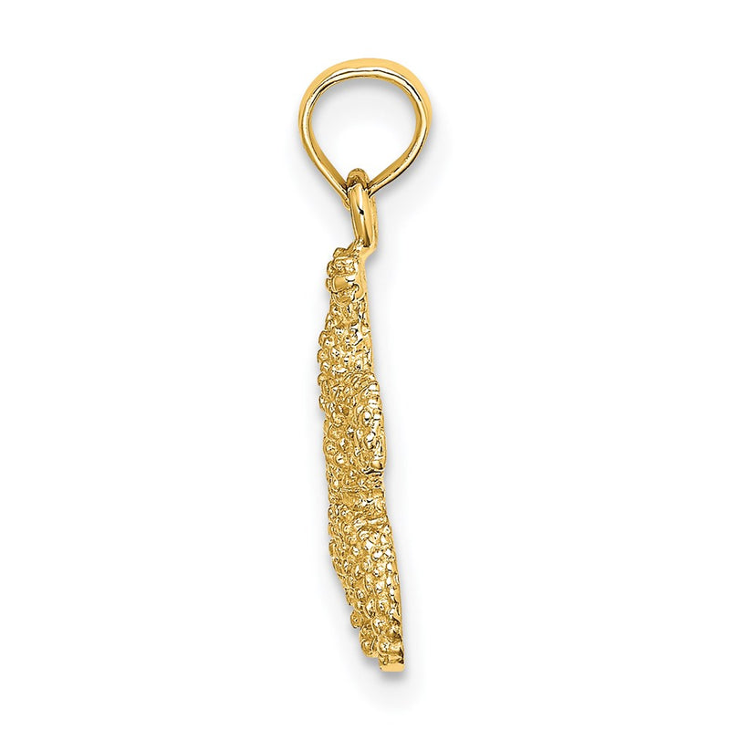 14K Yellow Gold Starfish Charm