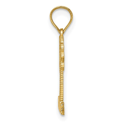 14K Yellow Gold St. Thomas Under Palm Tree Charm