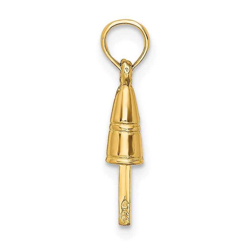 14K Yellow Gold 3-D Buoy Charm