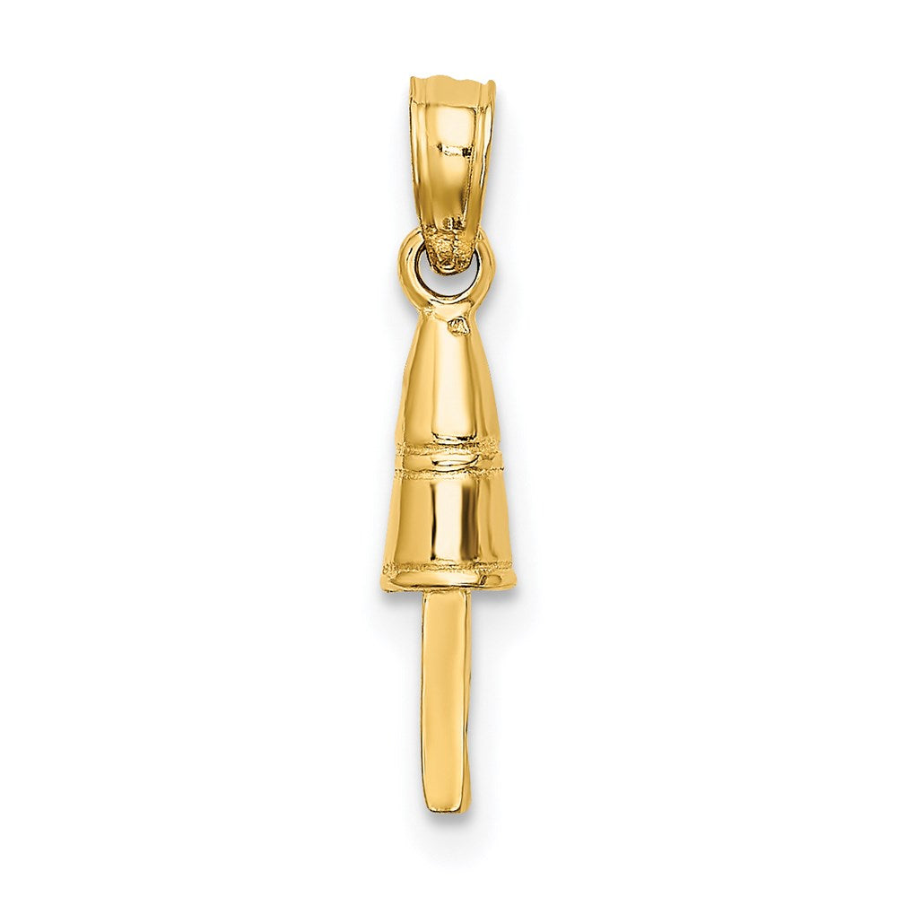 14K Yellow Gold 3-D Buoy Charm