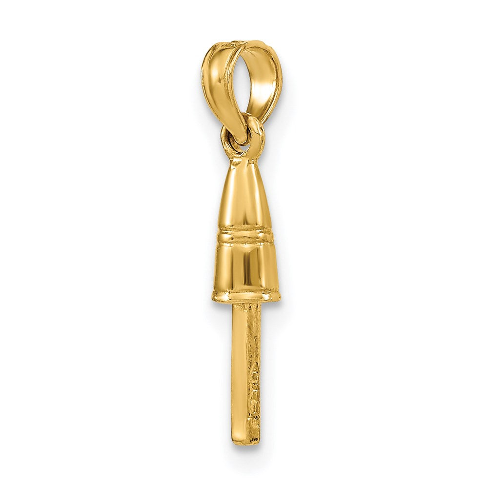 14K Yellow Gold 3-D Buoy Charm