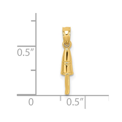 14K Yellow Gold 3-D Buoy Charm
