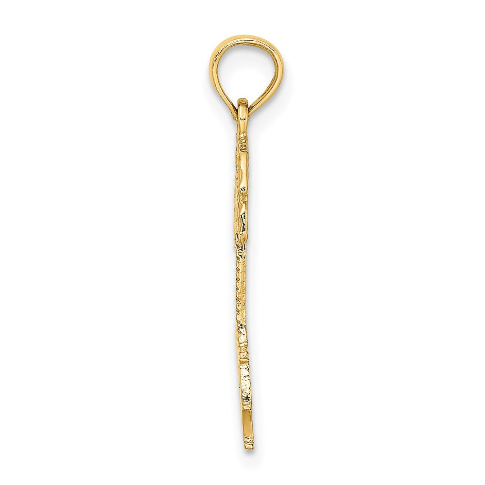 14K Yellow Gold Siesta Key Palm Tree Charm