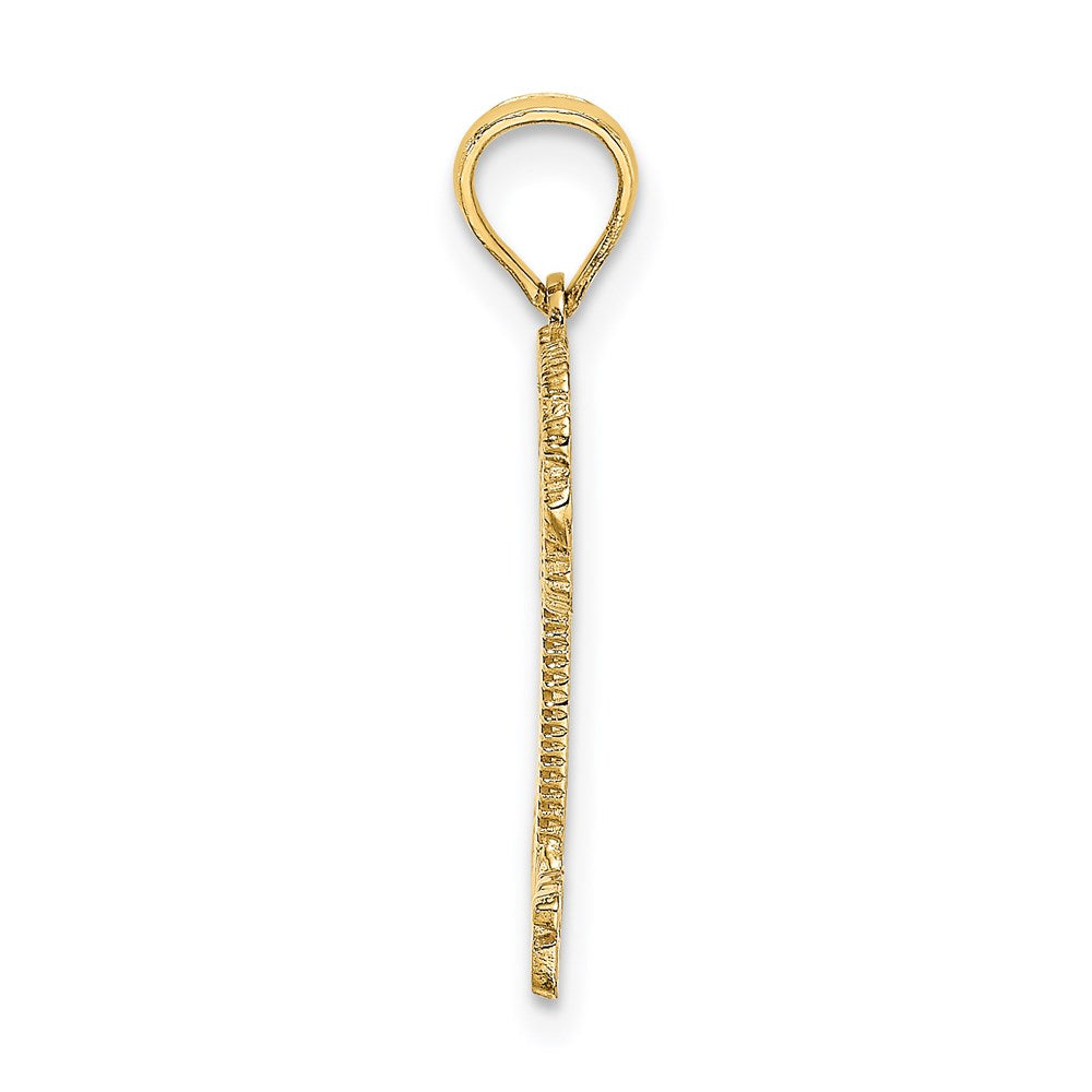 14K Yellow Gold Bahamas Palm Tree Charm