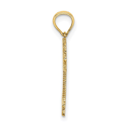 14K Yellow Gold Bahamas Palm Tree Charm