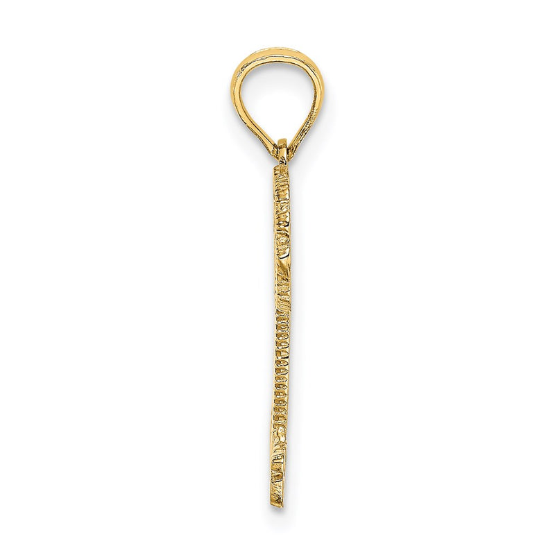 14K Yellow Gold Bahamas Palm Tree Charm