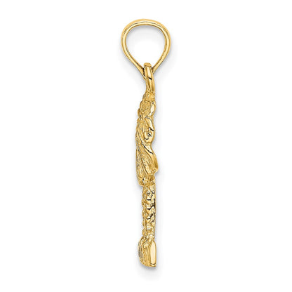 14K Yellow Gold 2-D Palm Tree Charm