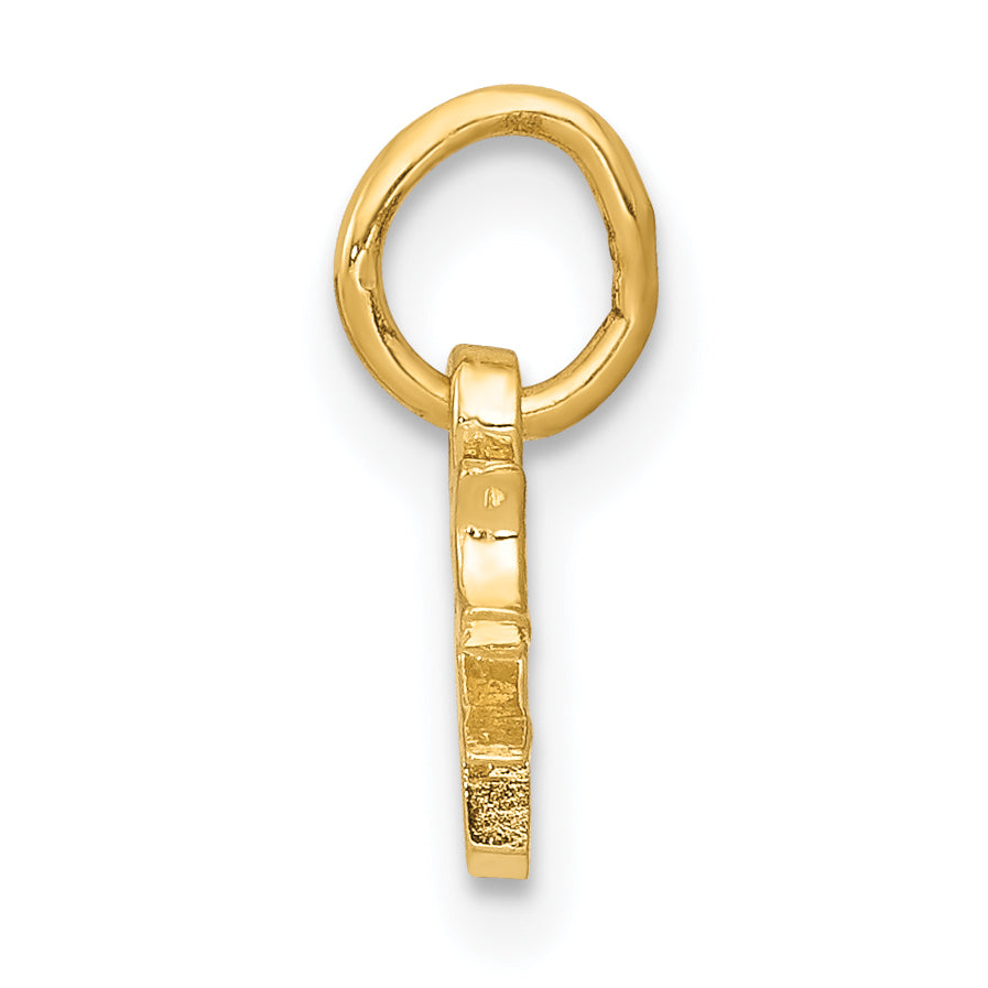 14K Yellow Gold Chinese Symbol Good Luck Charm