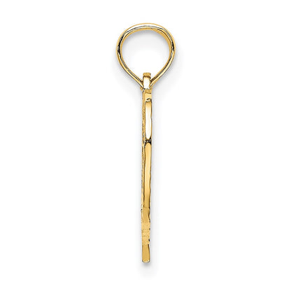 14K Yellow Gold 25 In Heart Charm
