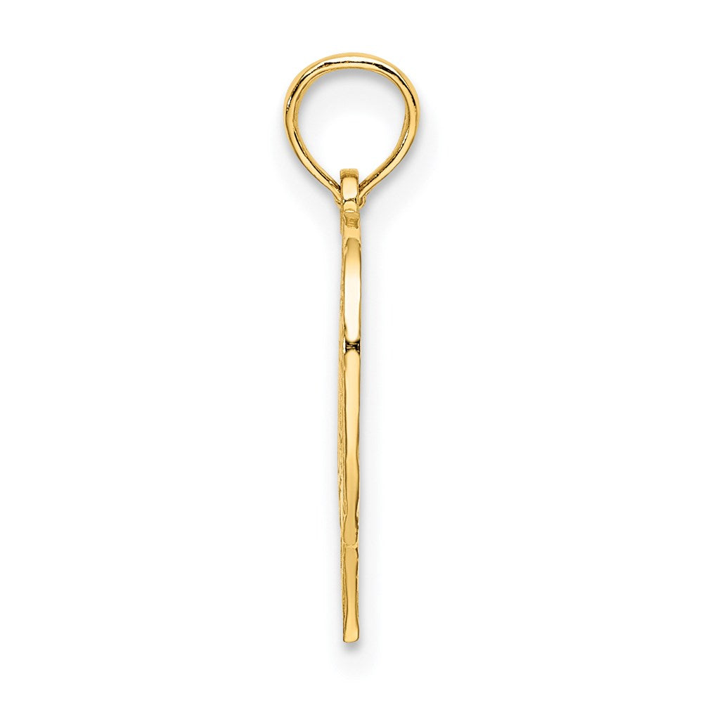 14K Yellow Gold 70 In Heart Charm