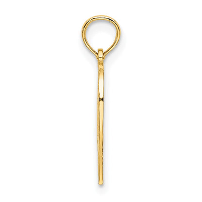 14K Yellow Gold 70 In Heart Charm