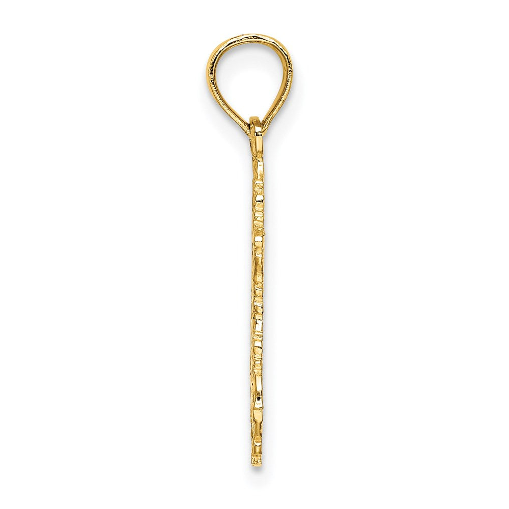 14K Yellow Gold Star Of David Charm