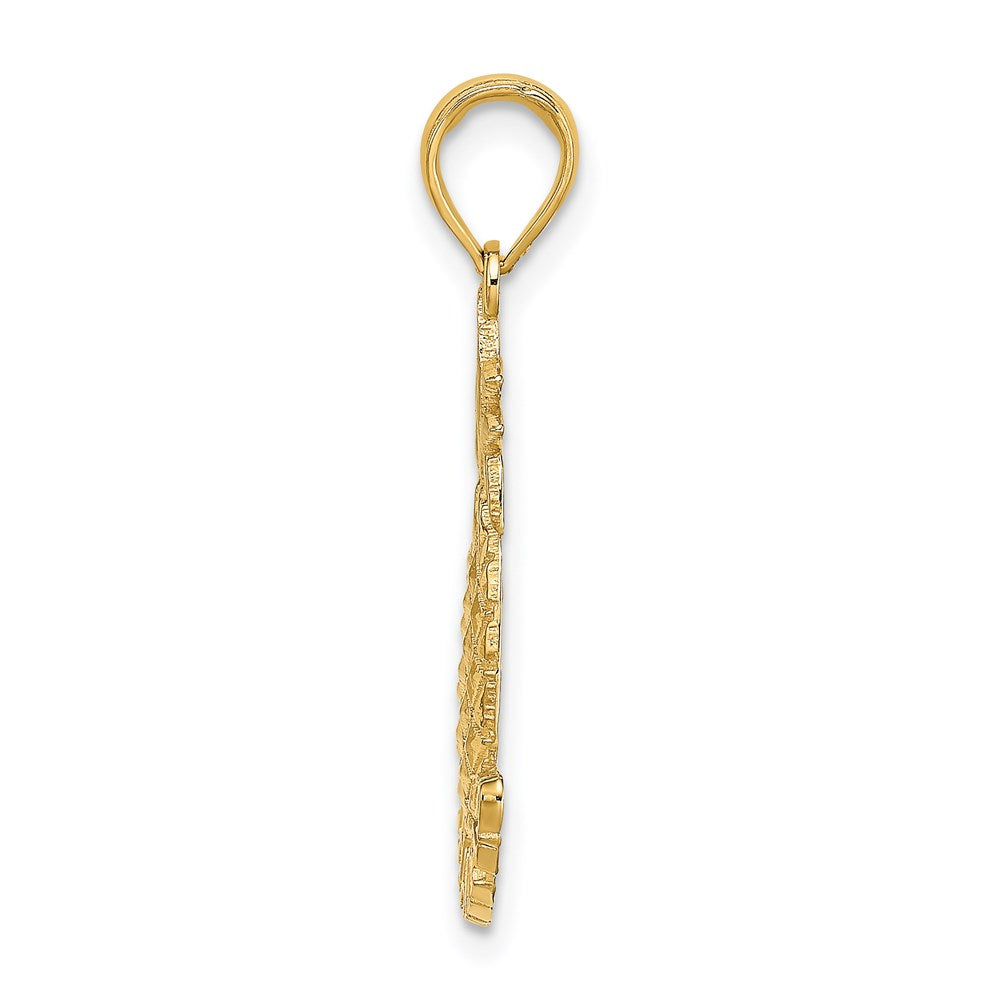 14K Yellow Gold Bahamas Pineapple Charm