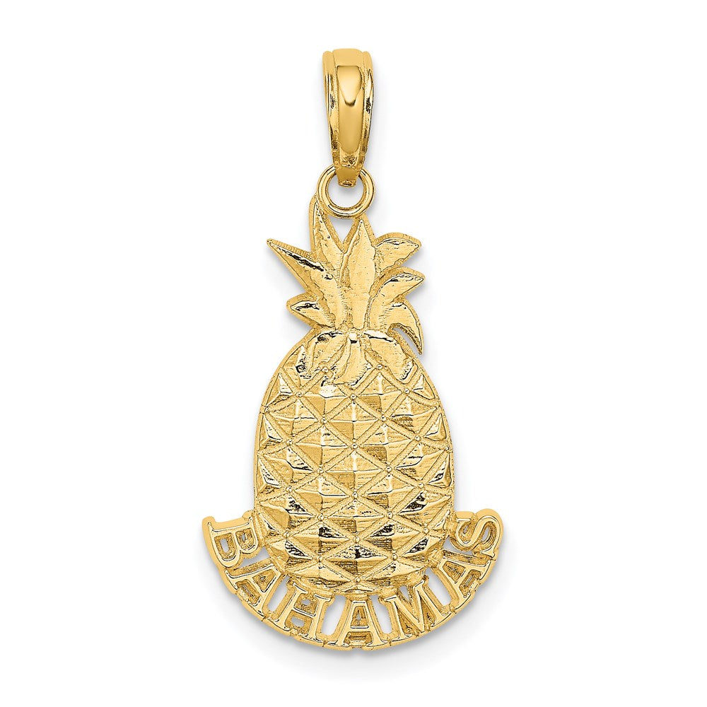 14K Yellow Gold Bahamas Pineapple Charm
