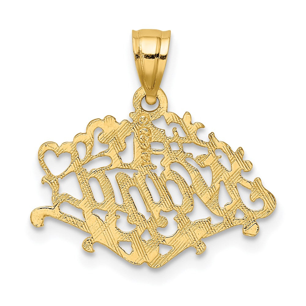 14K Yellow Gold #1 Nana Charm