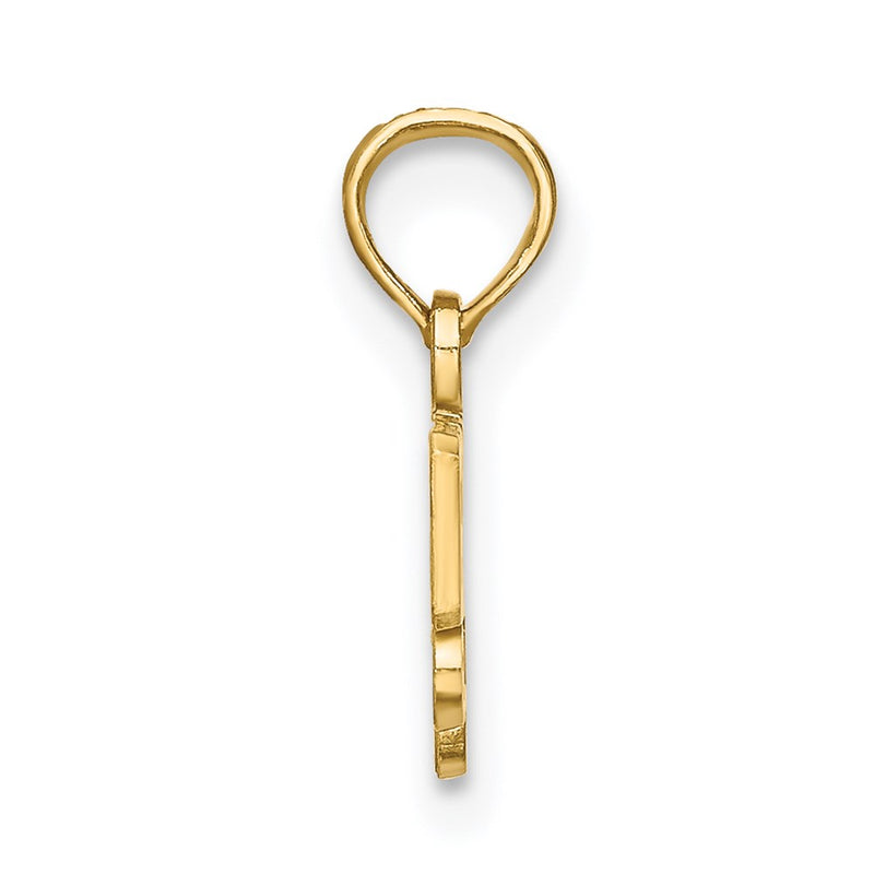 14K Yellow Gold Polished Granny'S Girl Charm