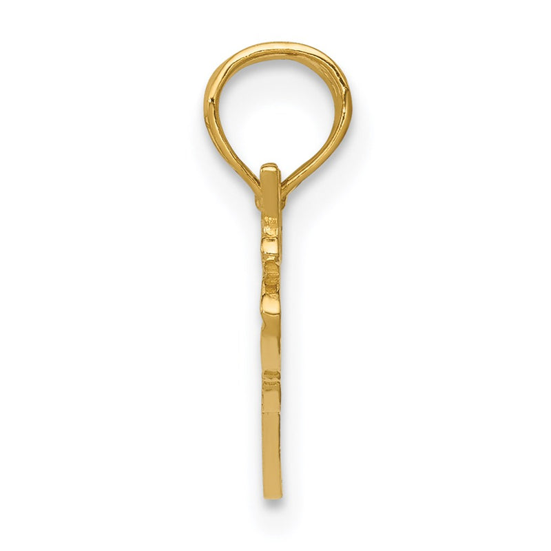 14K Yellow Gold Cessna Plane Pendant