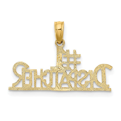 14K Yellow Gold #1 Dispatcher Charm