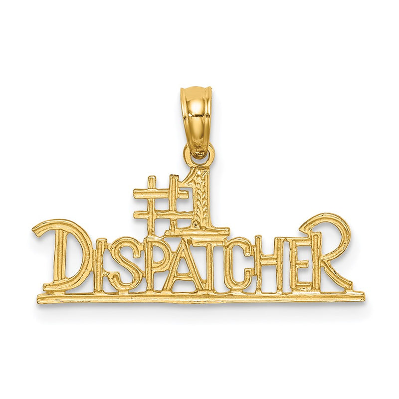 14K Yellow Gold #1 Dispatcher Charm