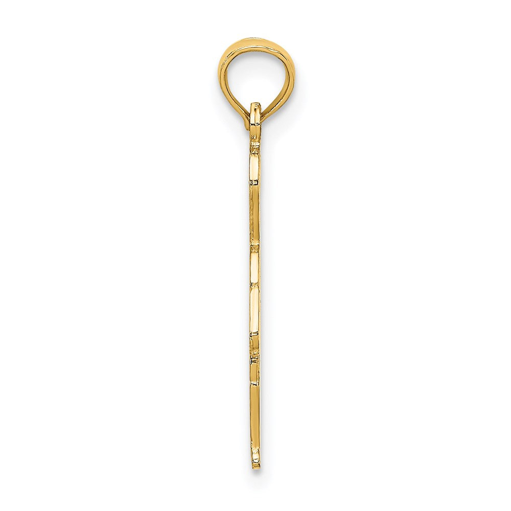 14K Yellow Gold Little Boy Walking Charm