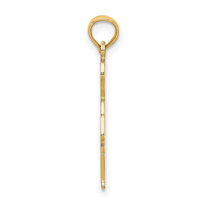 14K Yellow Gold Little Boy Walking Charm