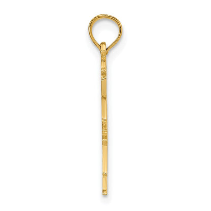 14K Yellow Gold Boy W/ Baseball Cap Charm