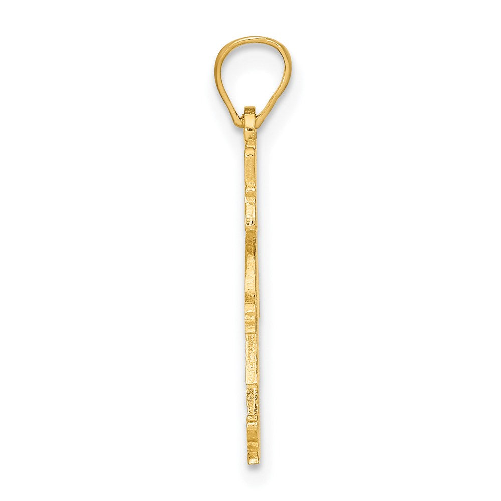 14K Yellow Gold Girl Charm