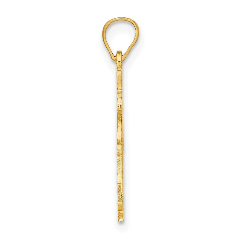 14K Yellow Gold Girl Charm