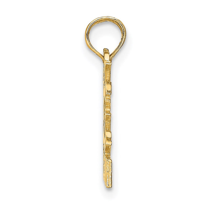 14K Yellow Gold Gemini Zodiac Charm