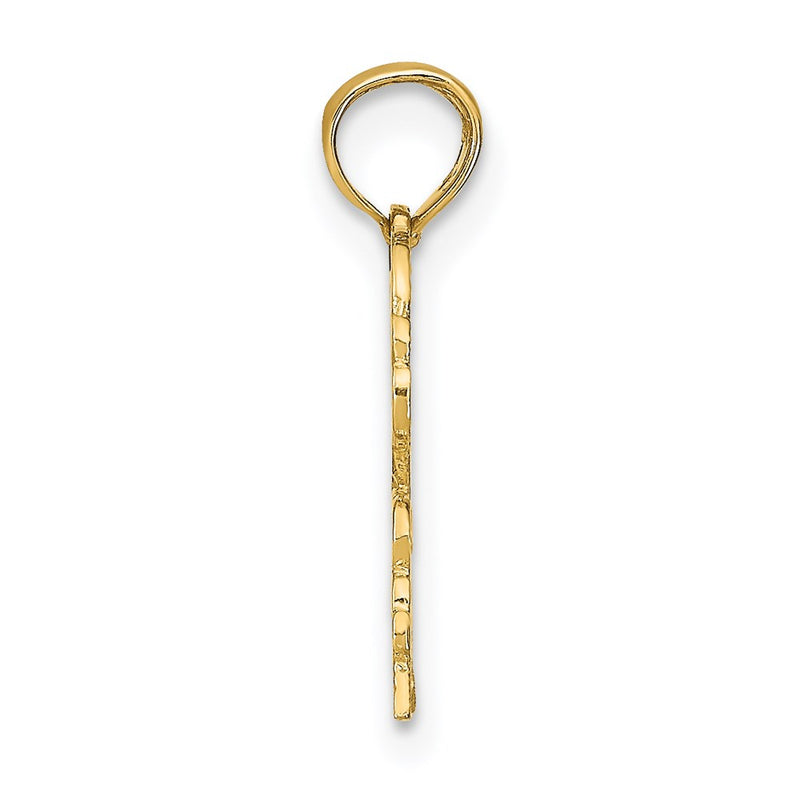 14K Yellow Gold Cancer Zodiac Charm