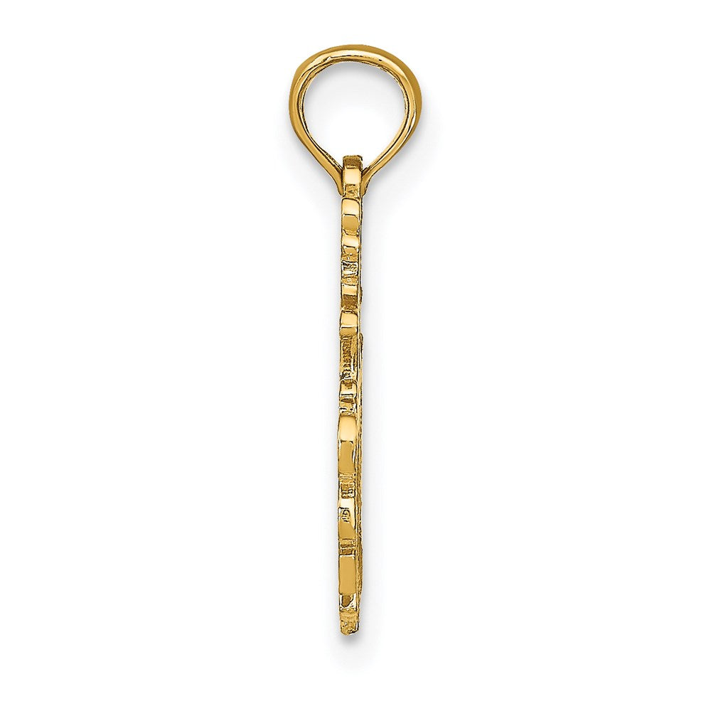 14K Yellow Gold Sagittarius Zodiac Charm