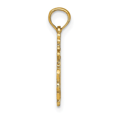 14K Yellow Gold Sagittarius Zodiac Charm