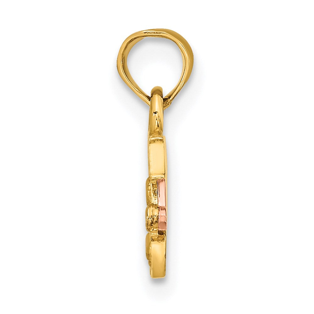 14K Two-Tone Daddy'S Little Girl Charm