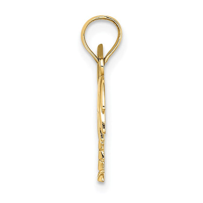 14K Yellow & Rhodium W/ Charleston Palm Tree Charm