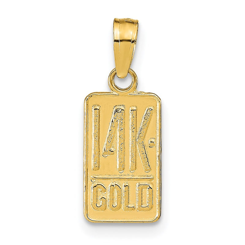 14K Yellow Gold Pendant
