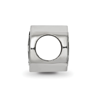 Sterling Silver Logoart Kappa Alpha Theta Oval Greek Letters Bead