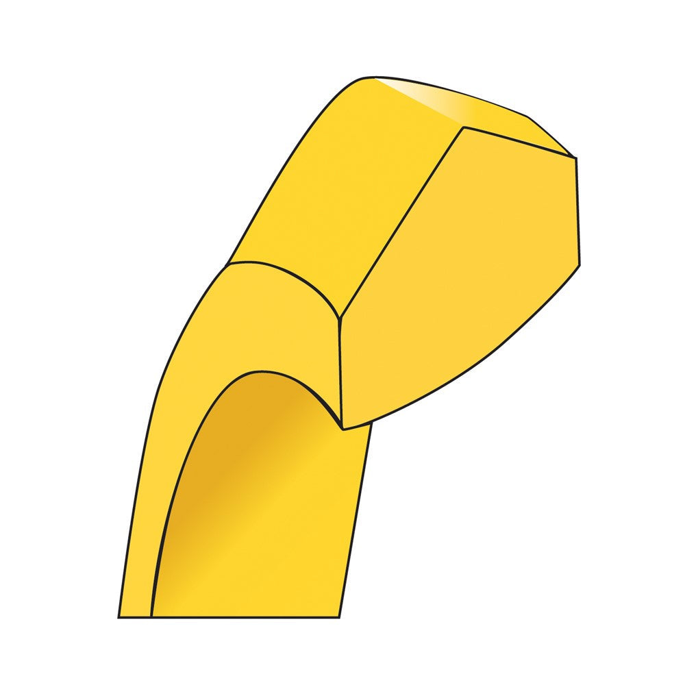 18k Yellow Gold 4mm Knife Edge Comfort Fit Wedding Band Ring