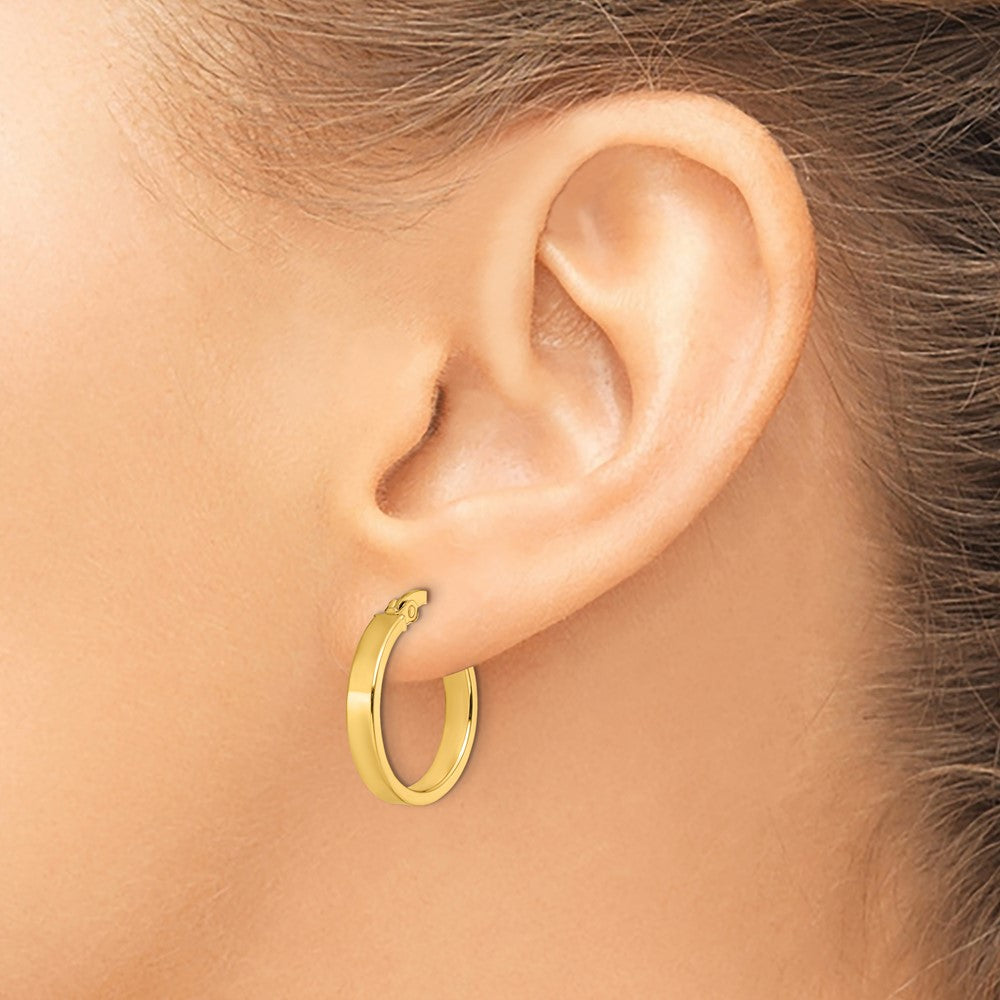 14K Yellow Gold Polished Earrings