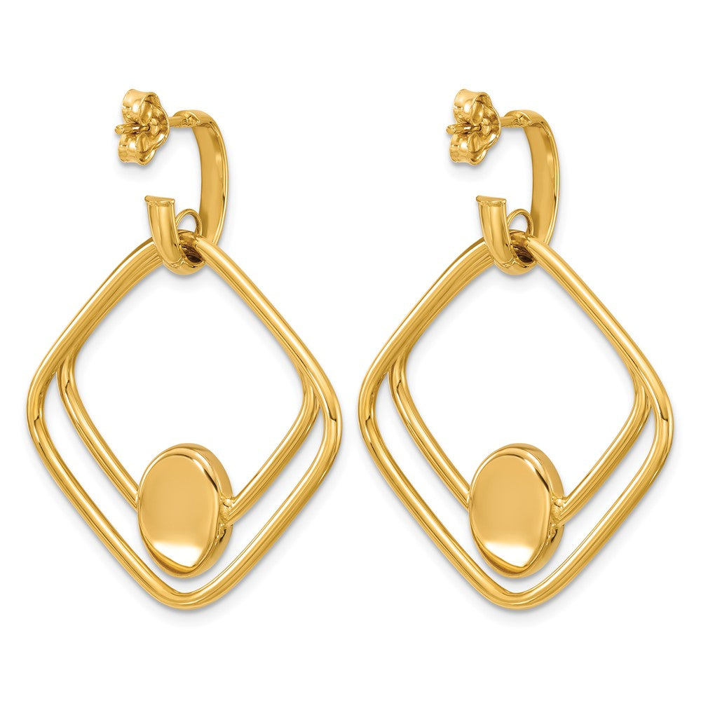 14k-yellow-gold-polished-dangle-post-earrings-le2286