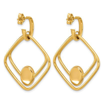 14k-yellow-gold-polished-dangle-post-earrings-le2286